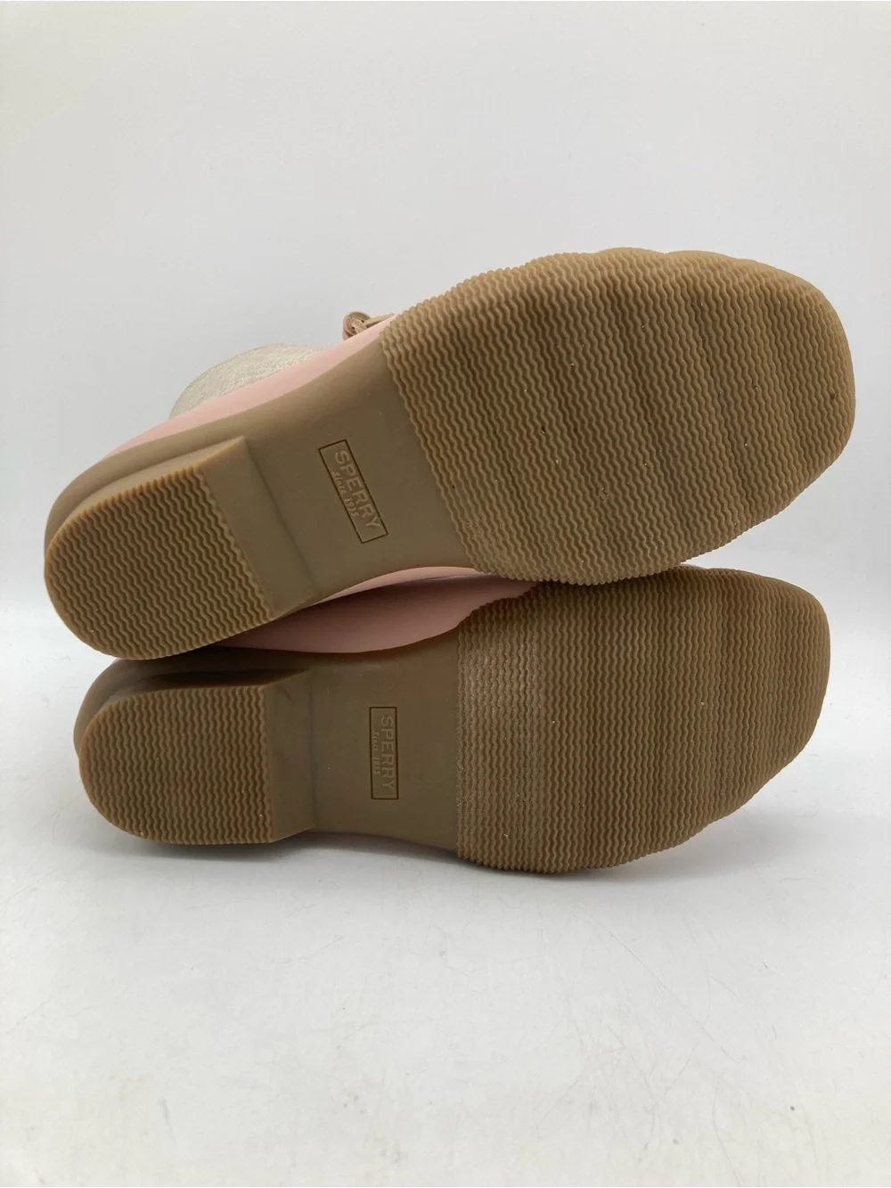 Sperry Saltwater Duck Boots in Oat Rose